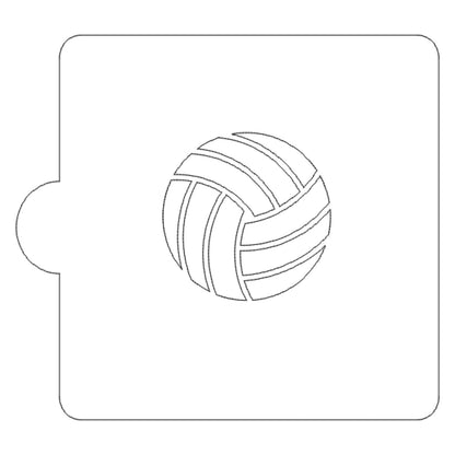 Volleyball Ball Sports Stencil for Cookies or Cakes USA Made LS270