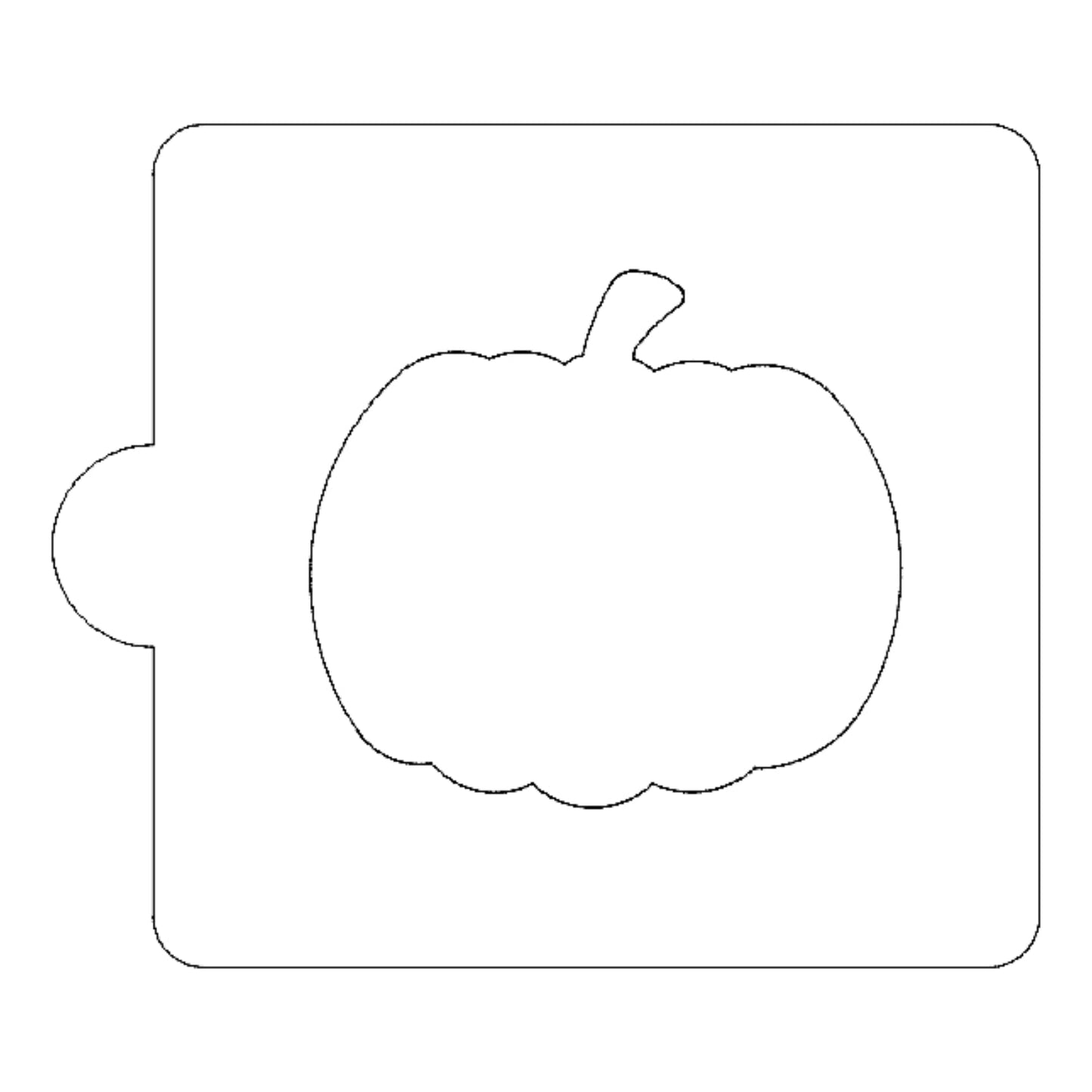 Pumpkin Fall Outline Stencil for Cookies or Cakes USA Made LS2939