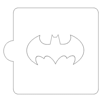 Batman Bat Shape Outline Stencil for Cookies or Cakes USA Made LS466