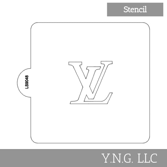 LV Symbol Design Stencil for Cookies or Cakes USA Made LS9048