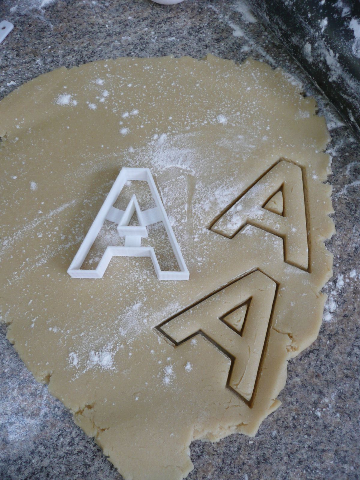 A Letter Alphabet Stencil And Cookie Cutter Set USA Made LSC107A