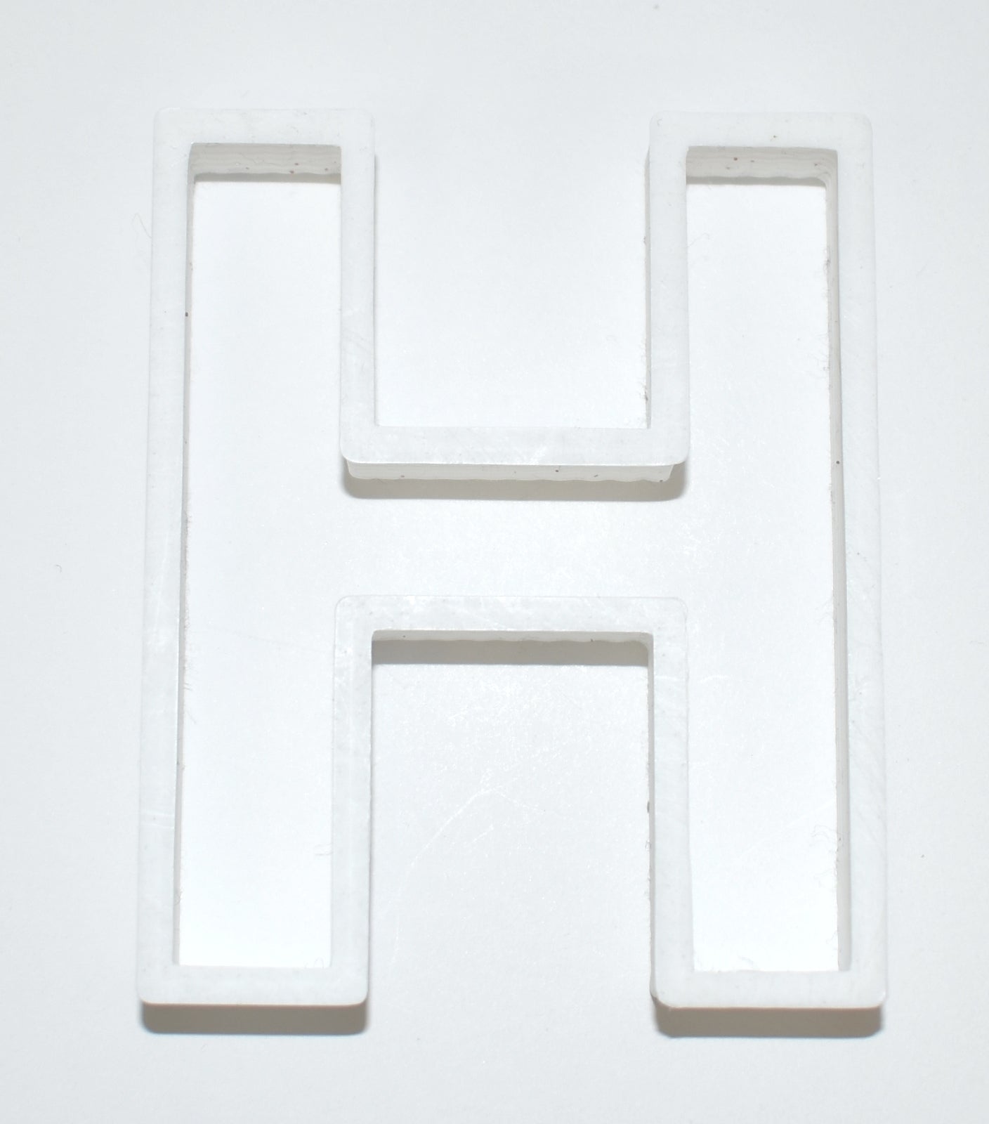 H Letter Alphabet Stencil And Cookie Cutter Set USA Made LSC107H