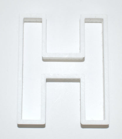 H Letter Alphabet Stencil And Cookie Cutter Set USA Made LSC107H