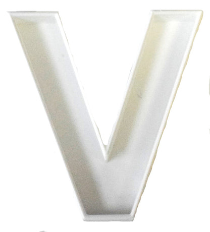 V Letter Alphabet Stencil And Cookie Cutter Set USA Made LSC107V