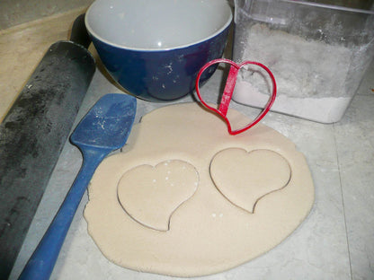 Heart Shape Rain Drop Stencil And Cookie Cutter Set USA Made LSC3118