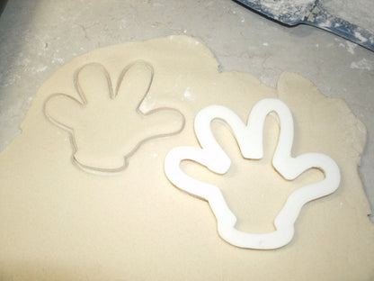 Mickey Minnie Glove Stencil And Cookie Cutter Set USA Made LSC529