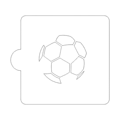 Soccer Ball Sports Stencil And Cookie Cutter Set USA Made LSC698
