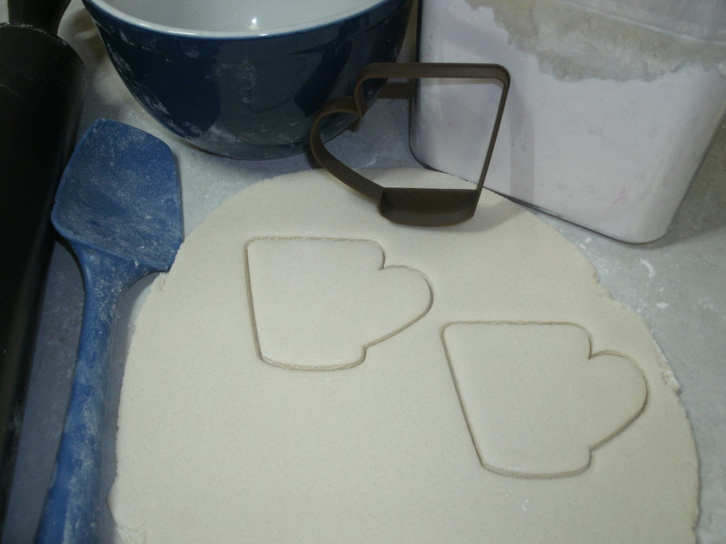 Coffee Cup Mug Outline Stencil And Cookie Cutter Set USA Made LSC844