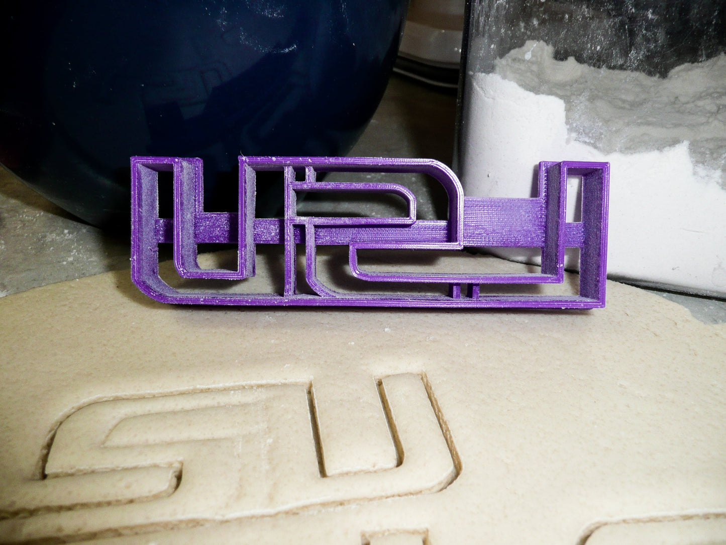 LSU Tigers Louisiana State University Football Cookie Cutter Made In USA PR940