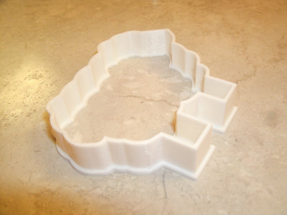 6x Lamb Sheep Outline Fondant Cutter Cupcake Topper 1.75 IN USA FD219