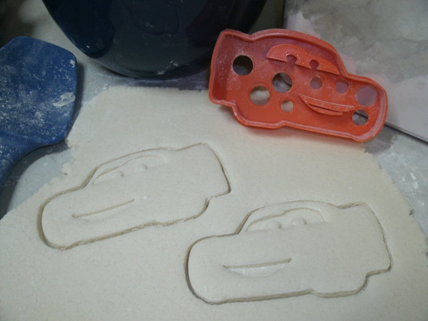 Lightning McQueen Cars Movie Character Cookie Cutter Made In USA PR597