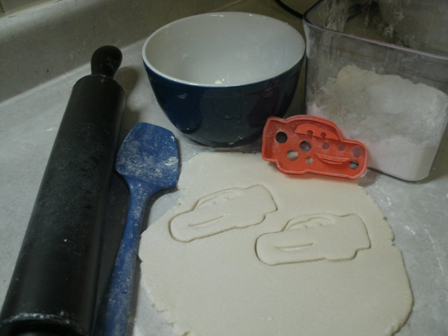 Lightning McQueen Cars Movie Character Cookie Cutter Made In USA PR597