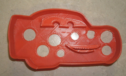 6x Lightning McQueen Cars Fondant Cutter Cupcake Topper 1.75 IN USA FD597