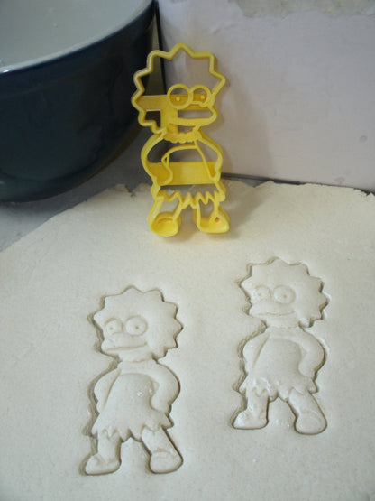 Lisa Simpson Character from The Simpsons Cookie Cutter Made In USA PR802