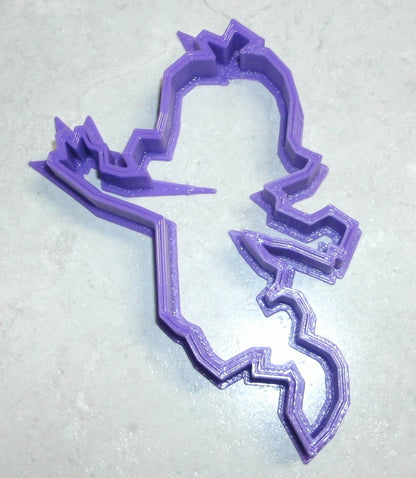 6x Little Girl Fondant Cutter Cupcake Topper 1.75 IN USA FD648