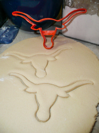Texas Longhorns University Of Austin Sports Logo Cookie Cutter Made In USA PR990