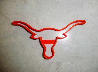 Texas Longhorns University Of Austin Sports Logo Cookie Cutter Made In USA PR990