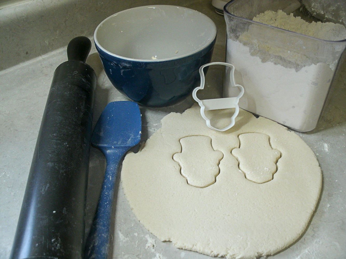 Skull With Top Hat Male Halloween Tattoo Cookie Cutter Made In USA PR853