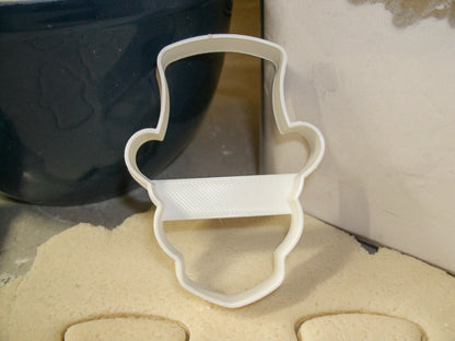 Skull With Top Hat Male Halloween Tattoo Cookie Cutter Made In USA PR853