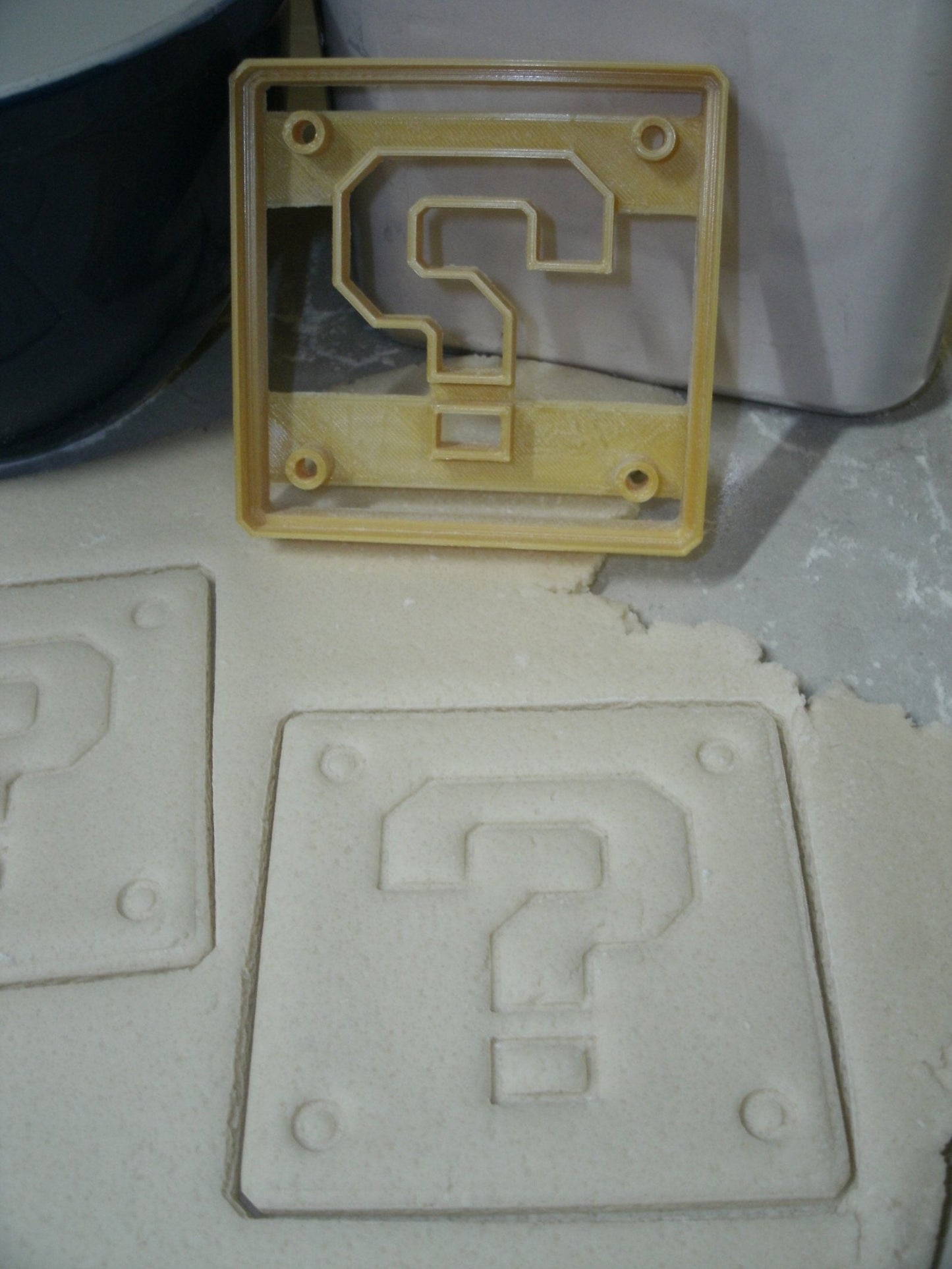 Super Mario Question Block Nintendo Video Game Cookie Cutter Made In USA PR792