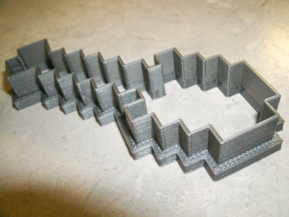 6x Minecraft Shovel Fondant Cutter Cupcake Topper 1.75 IN USA FD515