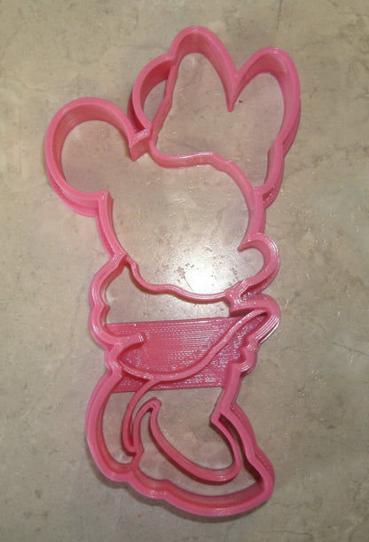 6x Minnie Mouse Fondant Cutter Cupcake Topper 1.75 IN USA FD817