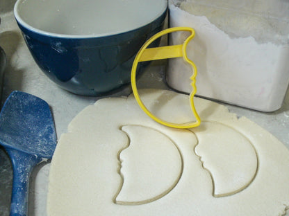 Moon Half-Moon Man Face Crescent Lunar Cookie Cutter Made In USA PR834