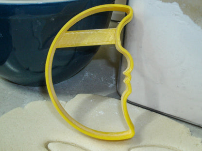 Moon Half-Moon Man Face Crescent Lunar Cookie Cutter Made In USA PR834