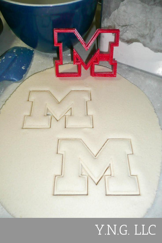 Ole Miss M Letter University of Mississippi Cookie Cutter Made In USA PR3039