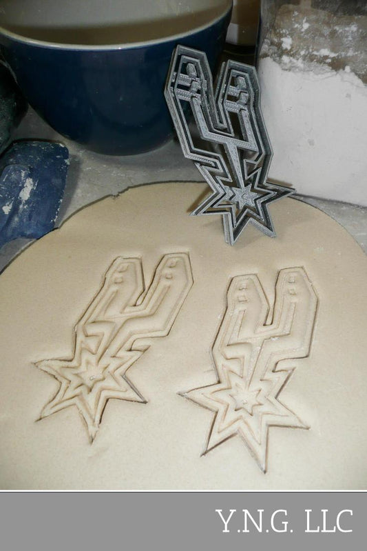 San Antonio Spurs Basketball Team Cookie Cutter Made In USA PR2745