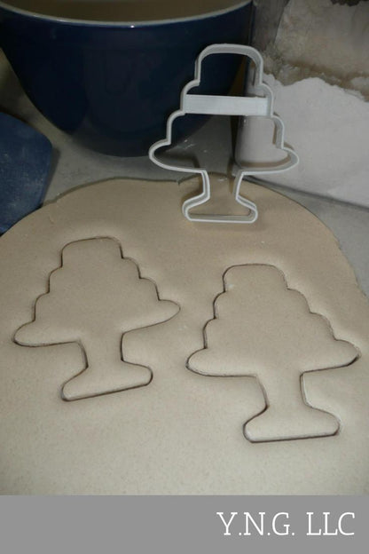 Tiered Cake On Stand Shower Birthday Cookie Cutter Made In USA PR2843