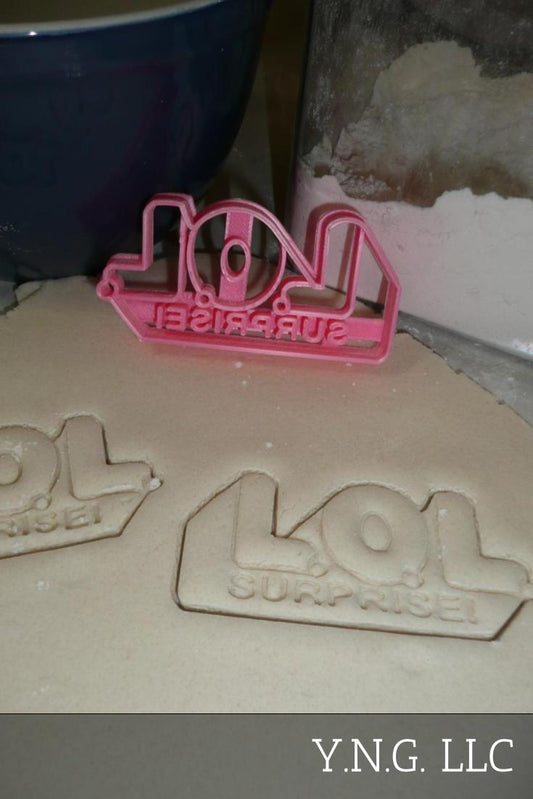 Little Outrageous Littles Surprise Doll Logo Cookie Cutter Made In USA PR2507