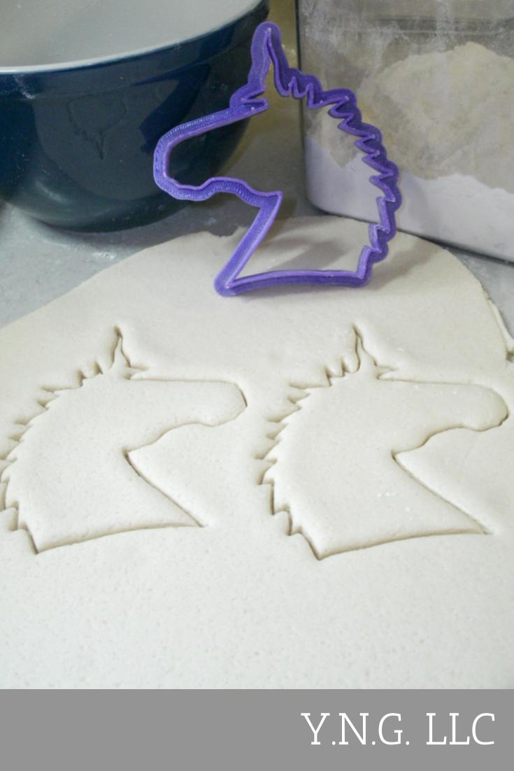 Unicorn Head Magical Creature Cookie Cutter Made In USA PR319