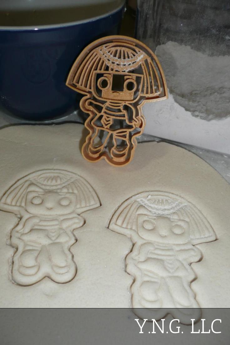 Pharaoh Babe Cleopatra LOL Surprise Doll Cookie Cutter Made In USA PR2336