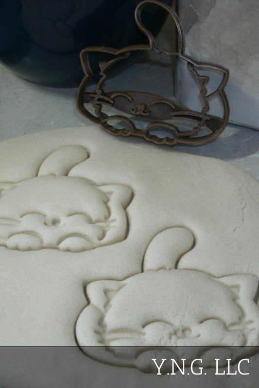 Cat Kitty Sneaky Animal Pet Kitten Cookie Cutter Made In USA PR2342
