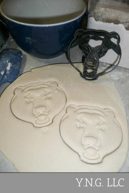 Baylor University Bear Face Bears Sports Cookie Cutter Made In USA PR3037