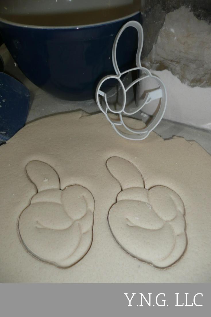 Mickey Mouse Glove Number 1 First Birthday Cookie Cutter Made In USA PR2876