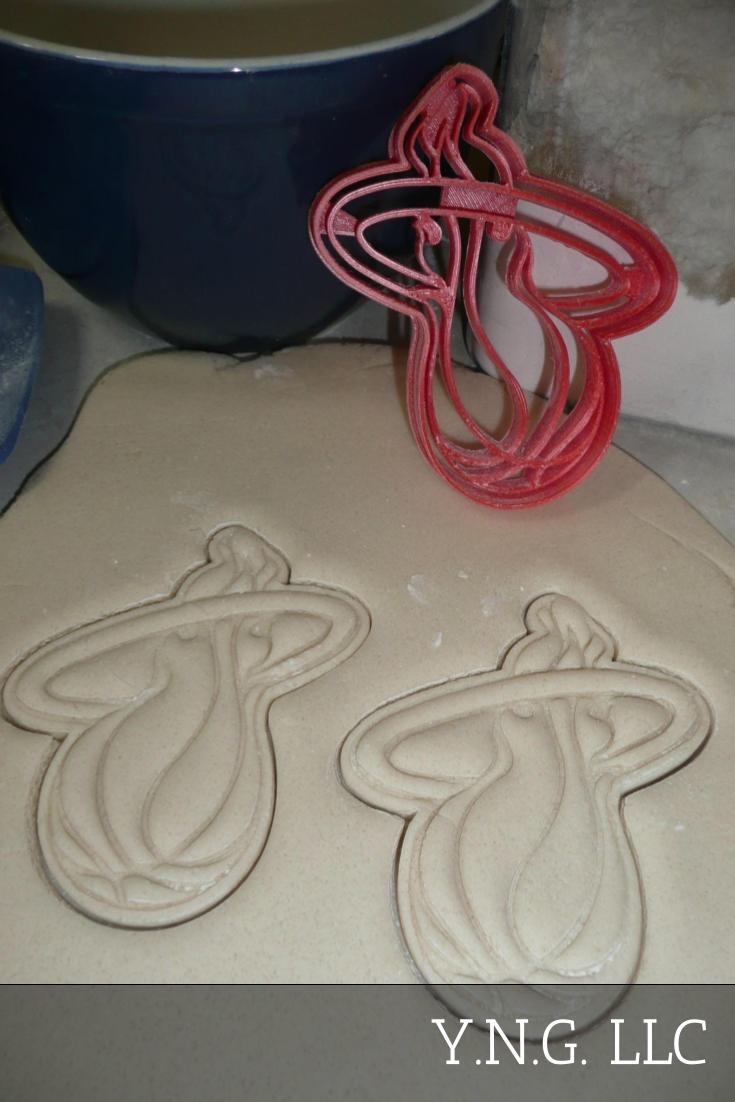 Miami Heat Basketball Team Sports Athletics Cookie Cutter USA PR2752