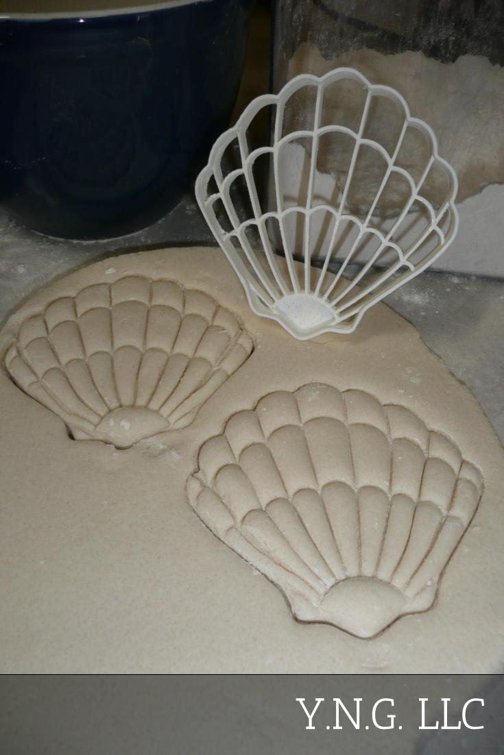 Scallop Clam Sea Shell Seashell Ocean Beach Cookie Cutter Made In USA PR2593