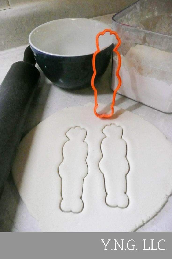 Carrot Costume Outline Dress Up Halloween Cookie Cutter Made In USA PR2988