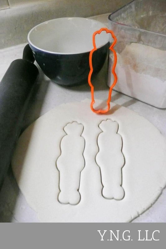 Carrot Costume Outline Dress Up Halloween Cookie Cutter Made In USA PR2988