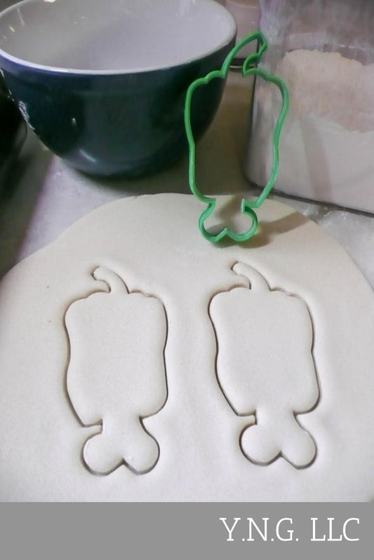 Bell Pepper Costume Outline Dress Up Halloween Cookie Cutter Made In USA PR2989