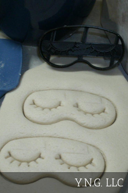 Sleep Sleeping Mask With Lashes Sweet Dreams Cookie Cutter Made In USA PR2518