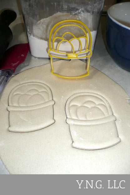 Easter Egg Basket Farm Eggs Bunny Treat Cookie Cutter Made In USA PR2444