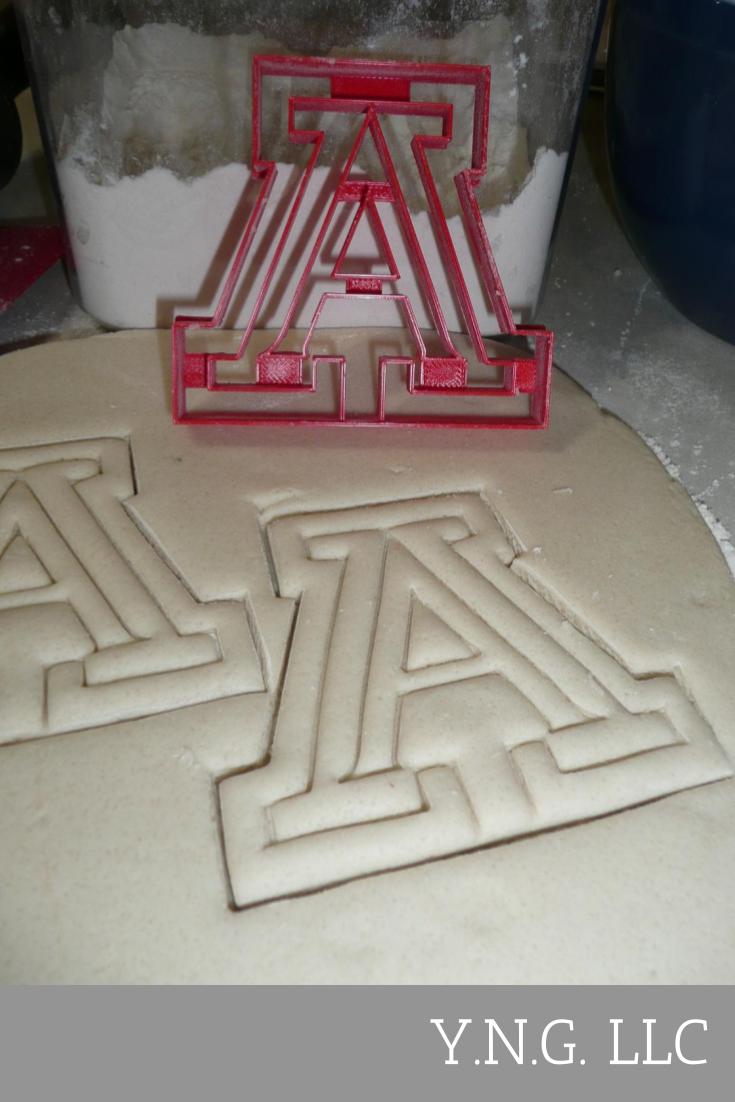 University Of Arizona Wildcats A Logo Sports Cookie Cutter Made In USA PR2455