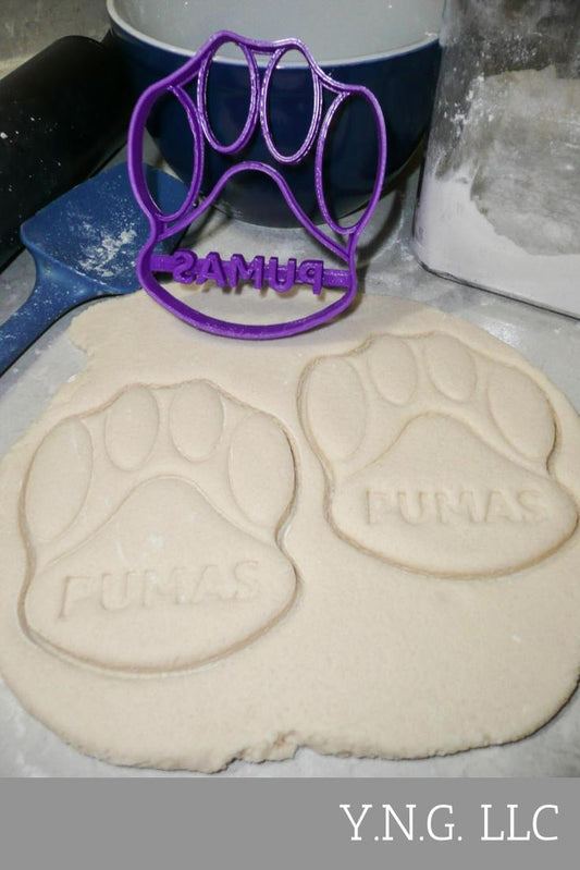 Saint Josephs College SJC Puma Paw Cookie Cutter Made in USA PR313