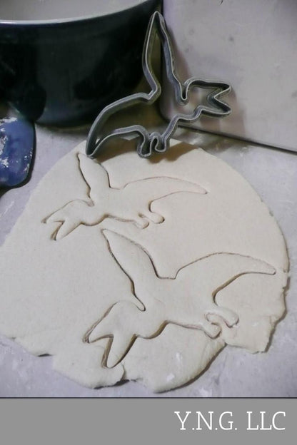 Pterodactyl Dinosaur Outline Flying Dino Cookie Cutter Made In USA PR2130