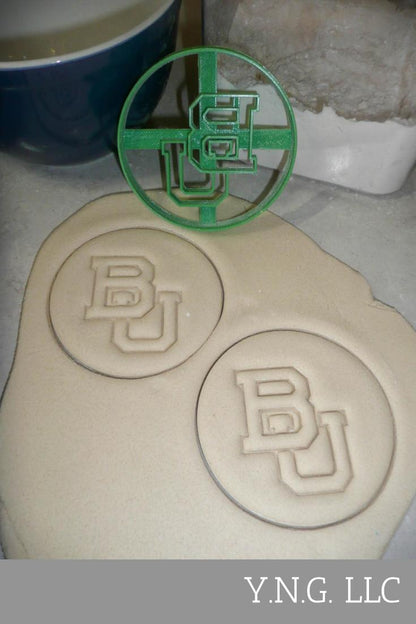 Baylor University BU Letters Sports Athletics Cookie Cutter Made In USA PR3038