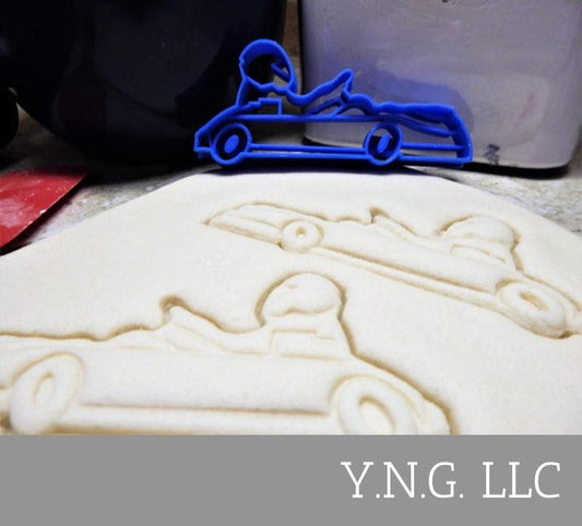 Go Kart Racing Sports Gokart Street Track Car Cookie Cutter Made In USA PR2231