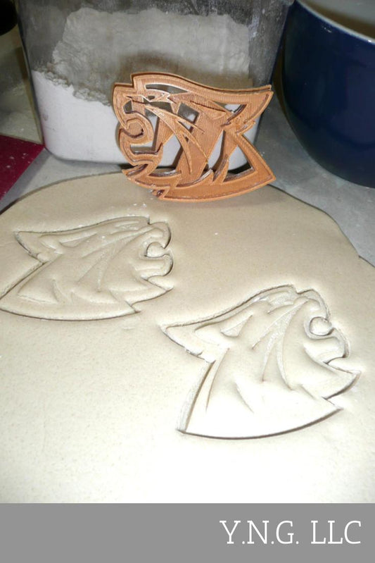 Pearl River Community College Wildcats PRCC Cookie Cutter Made In USA PR2347